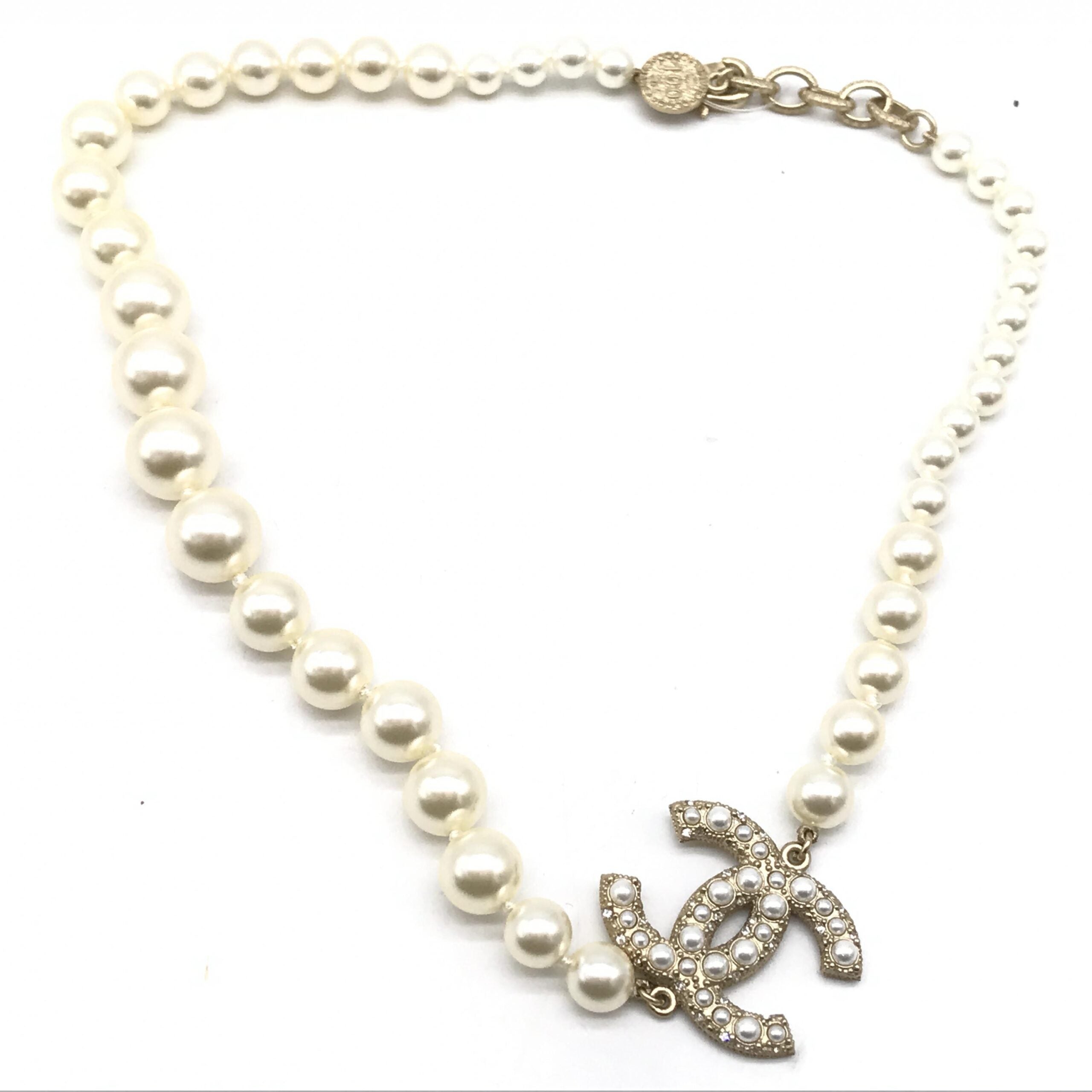Pearl CC Necklace