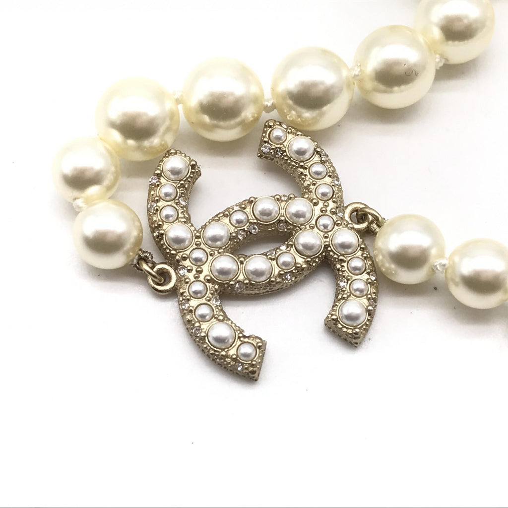 Pearl CC Necklace