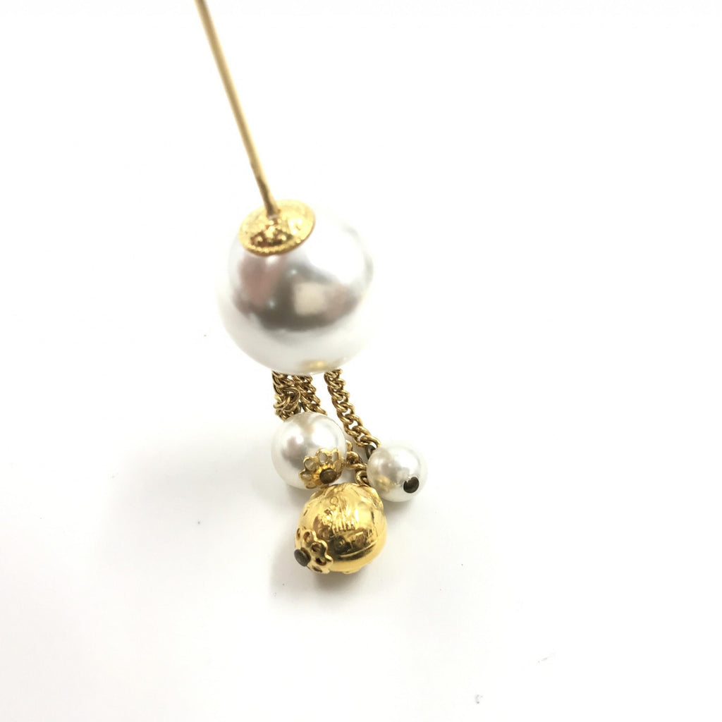 Pin Brooch, Pearl Style, Box