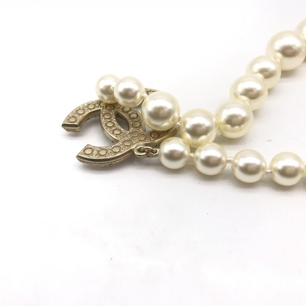 Pearl CC Necklace