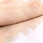 Pink Monogram Classic Shawl In Silk Mix