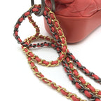 Red Gabriel Chain Shoulder Bag
