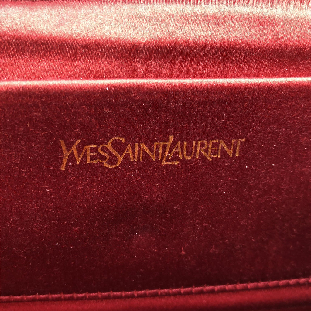 Red Patent Leather Clutch Bag