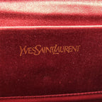 Red Patent Leather Clutch Bag