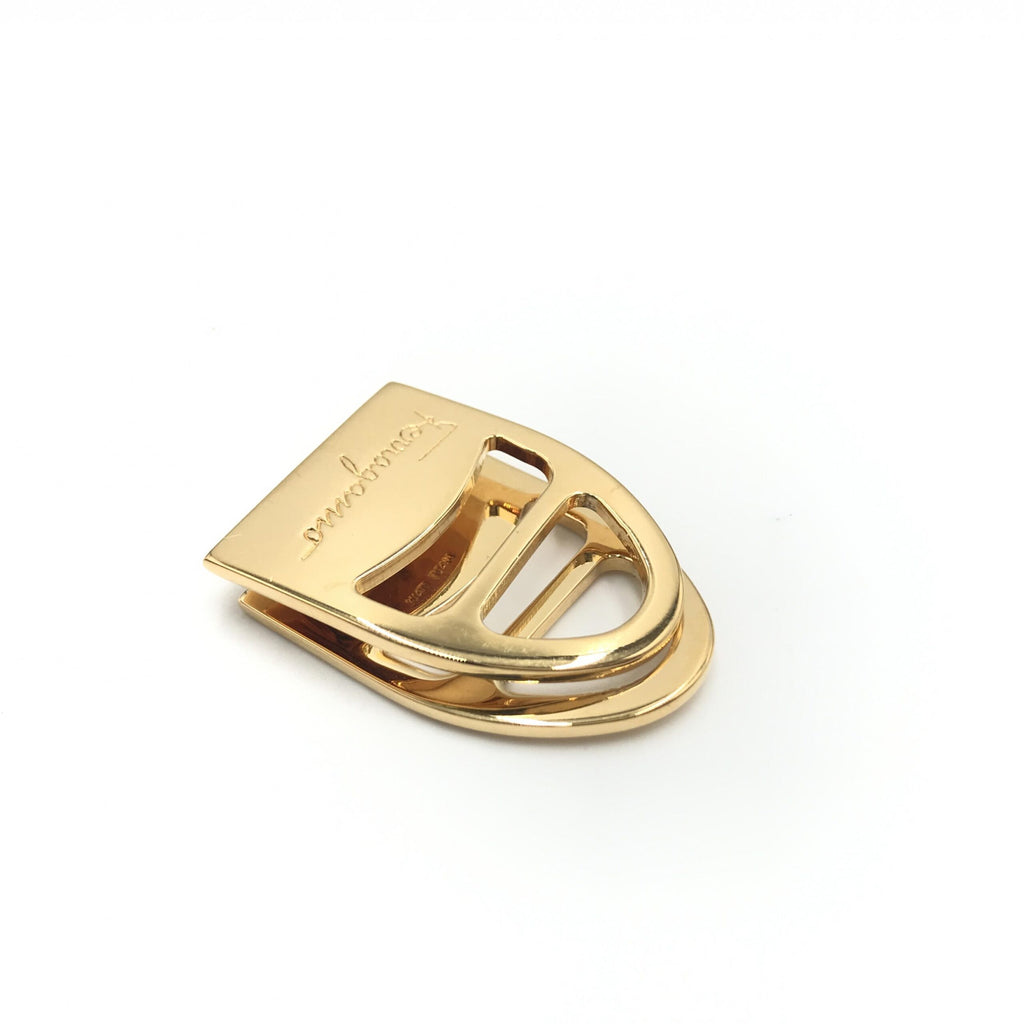 Salvatore Ferragamo Vara Metal Scarf Ring