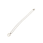 Silver Plated Necklace With Crystal Pendant