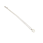 Silver Plated Necklace With Crystal Pendant