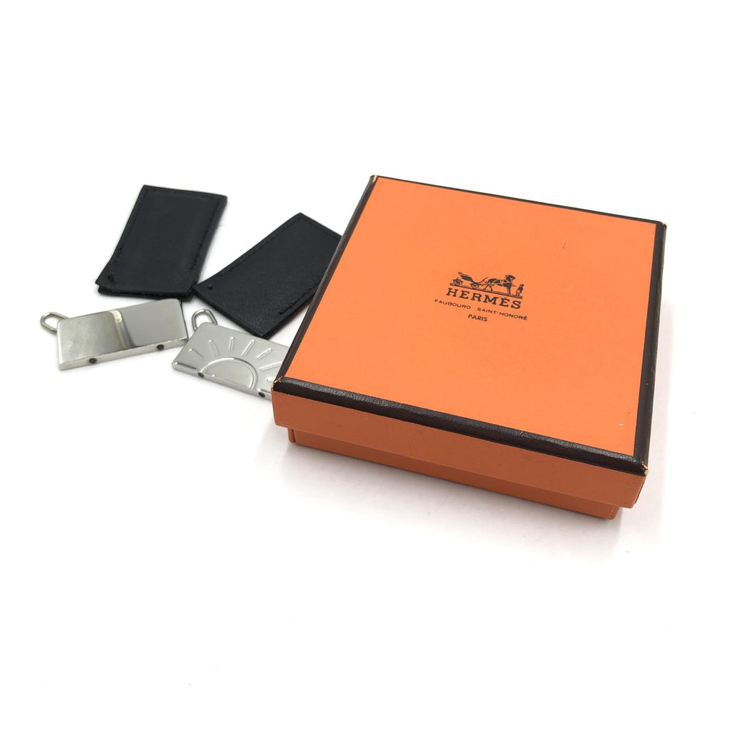 Silver Tone Half Sun Pendant Set