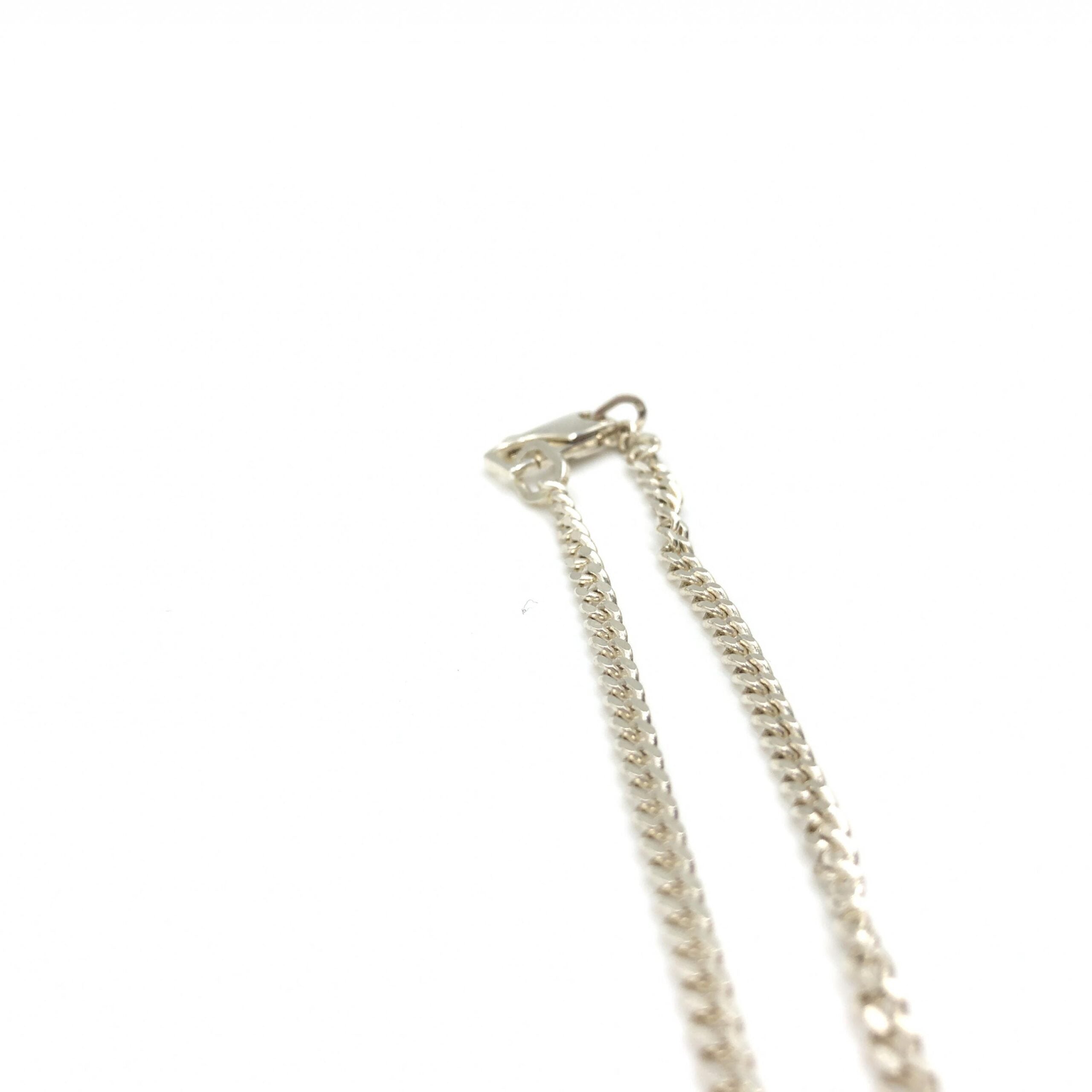 Sterling Silver G Bar Pendant Necklace