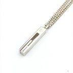 Sterling Silver G Bar Pendant Necklace
