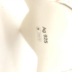 Sterling Silver Heart Trademark Ring, US Size 5.5