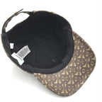 TB Monogram Baseball Cap In Brown