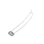 Dior 925 Sterling Silver Antique Art Deco Howard & Co. "Port" Necklace