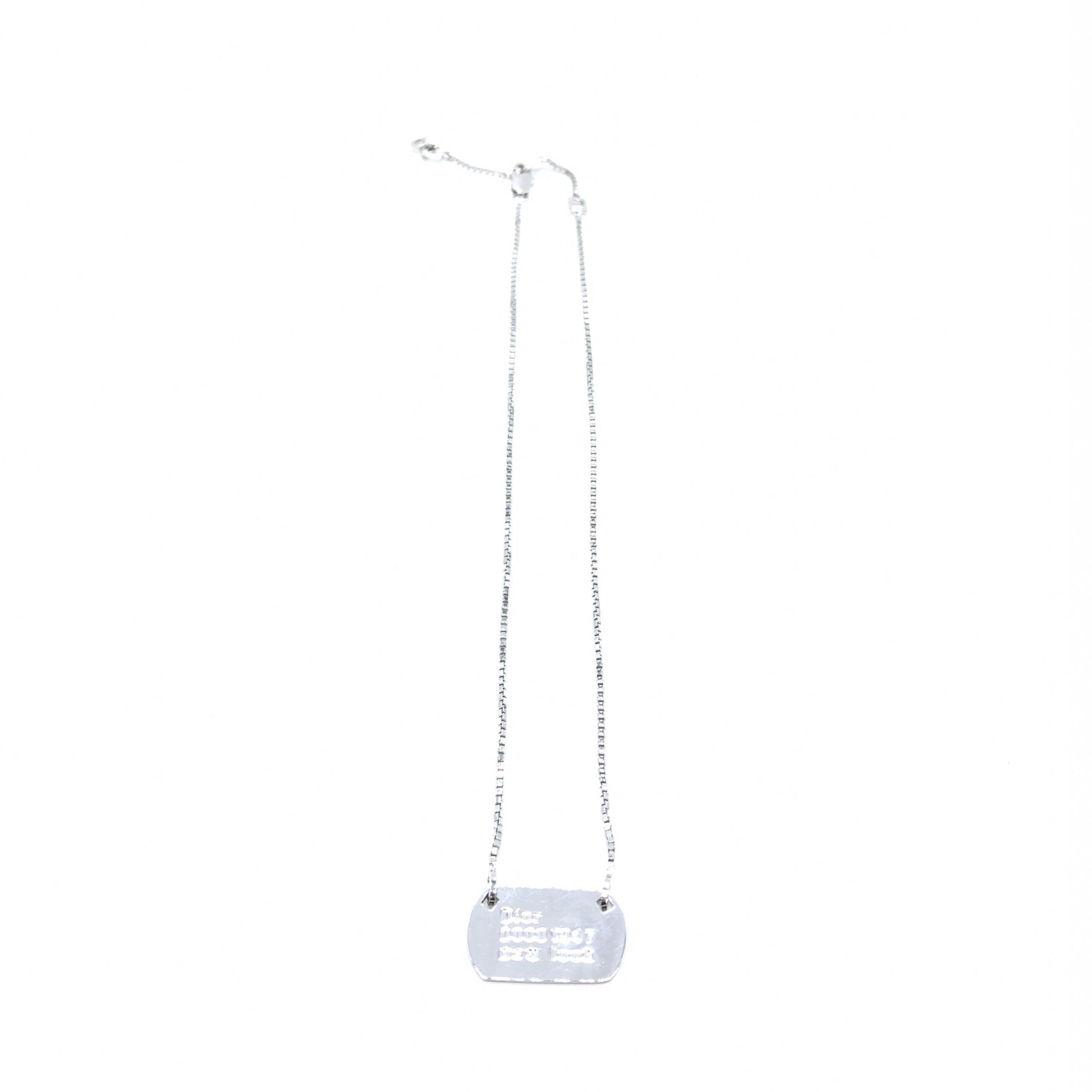 Dior 925 Sterling Silver Antique Art Deco Howard & Co. "Port" Necklace