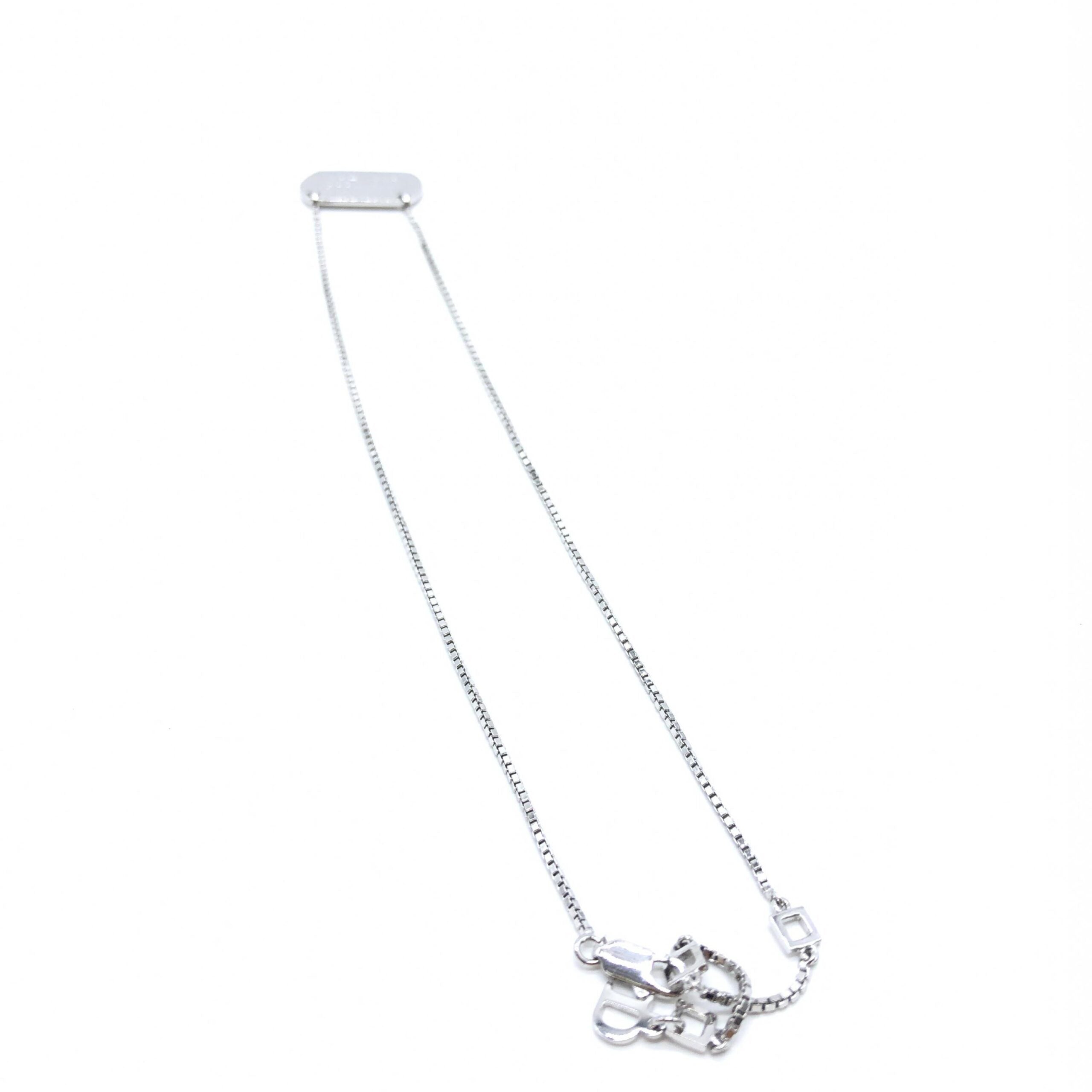 Dior 925 Sterling Silver Antique Art Deco Howard & Co. "Port" Necklace