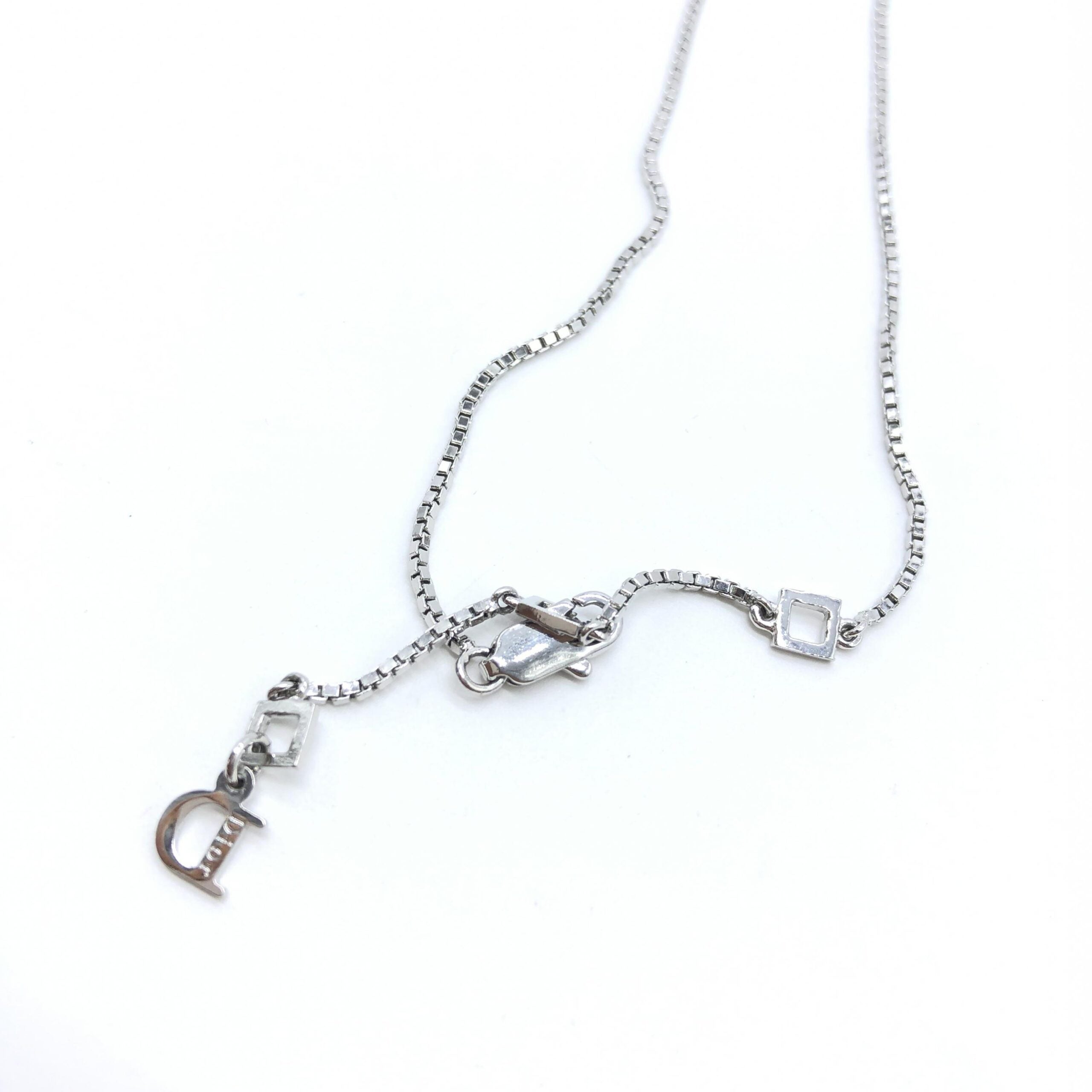 Dior 925 Sterling Silver Antique Art Deco Howard & Co. "Port" Necklace