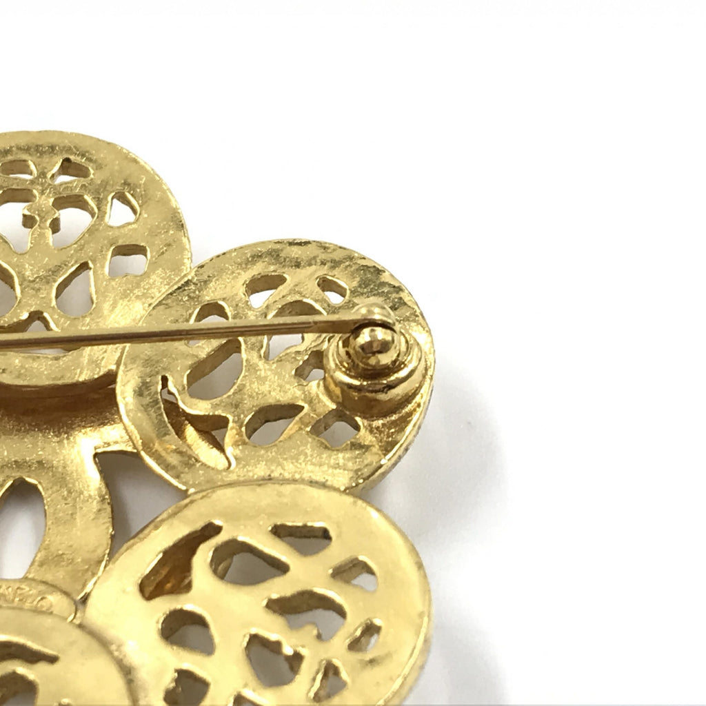 Chanel Costume Jewlery Vintage Brooch Coco Medallian