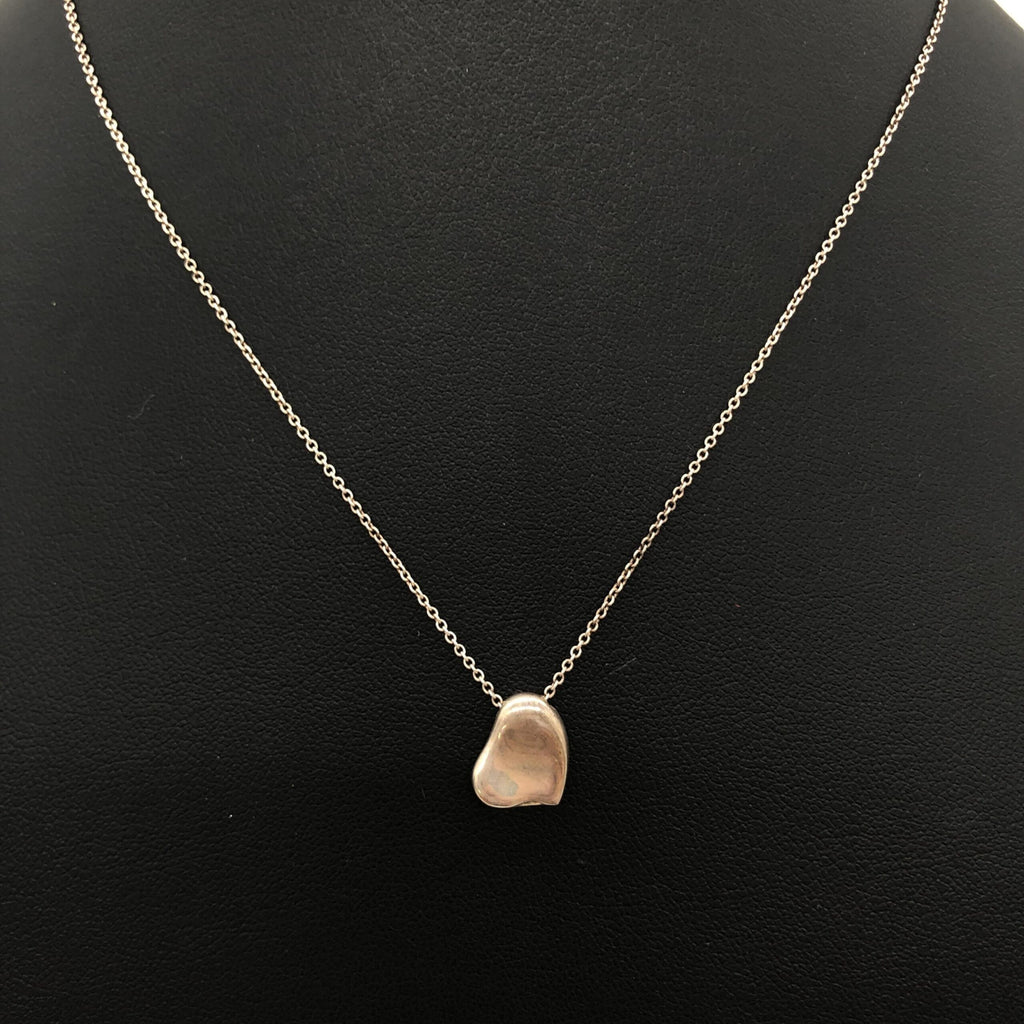 Tiffany Full Heart Necklace, Silver 925