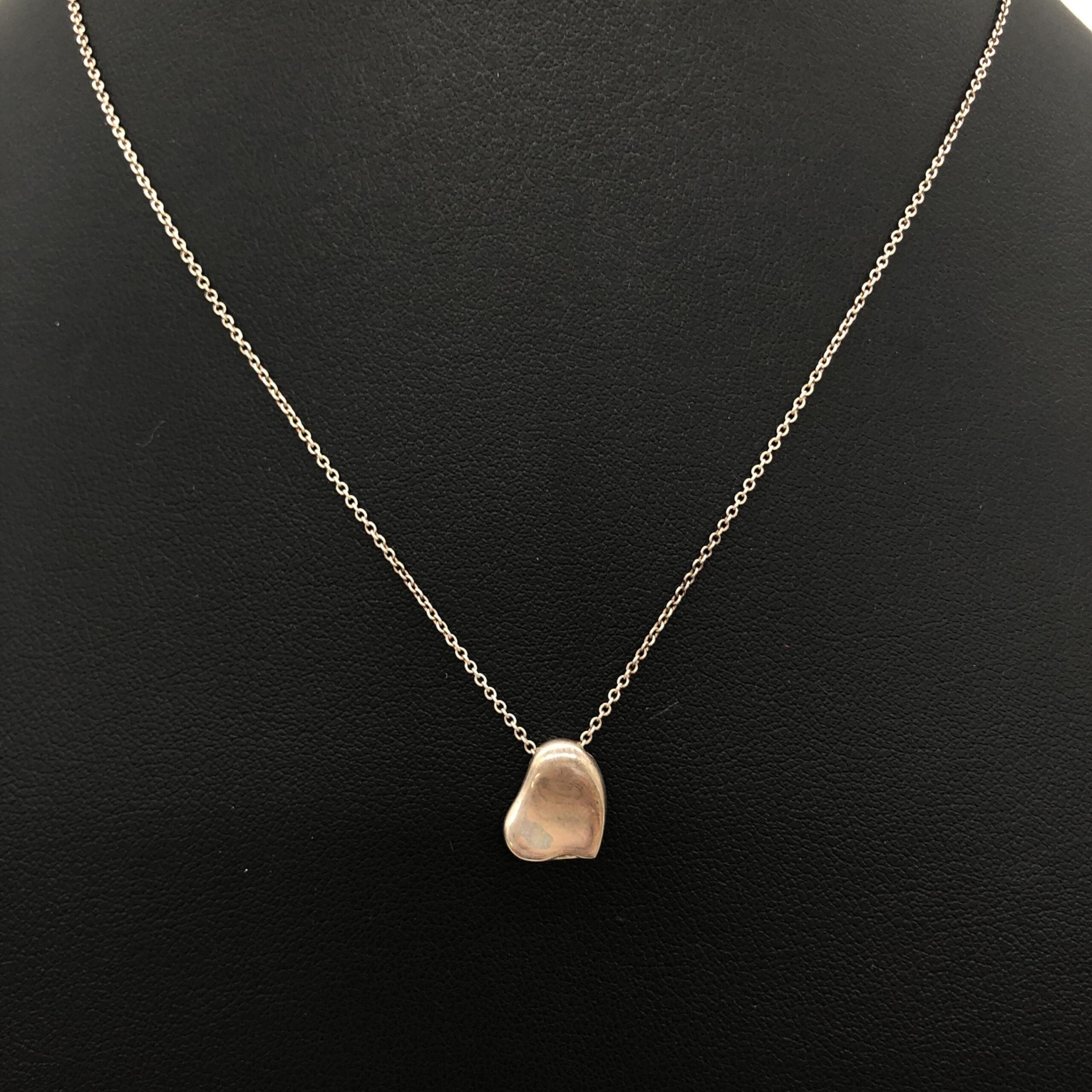 Tiffany Full Heart Necklace, Silver 925