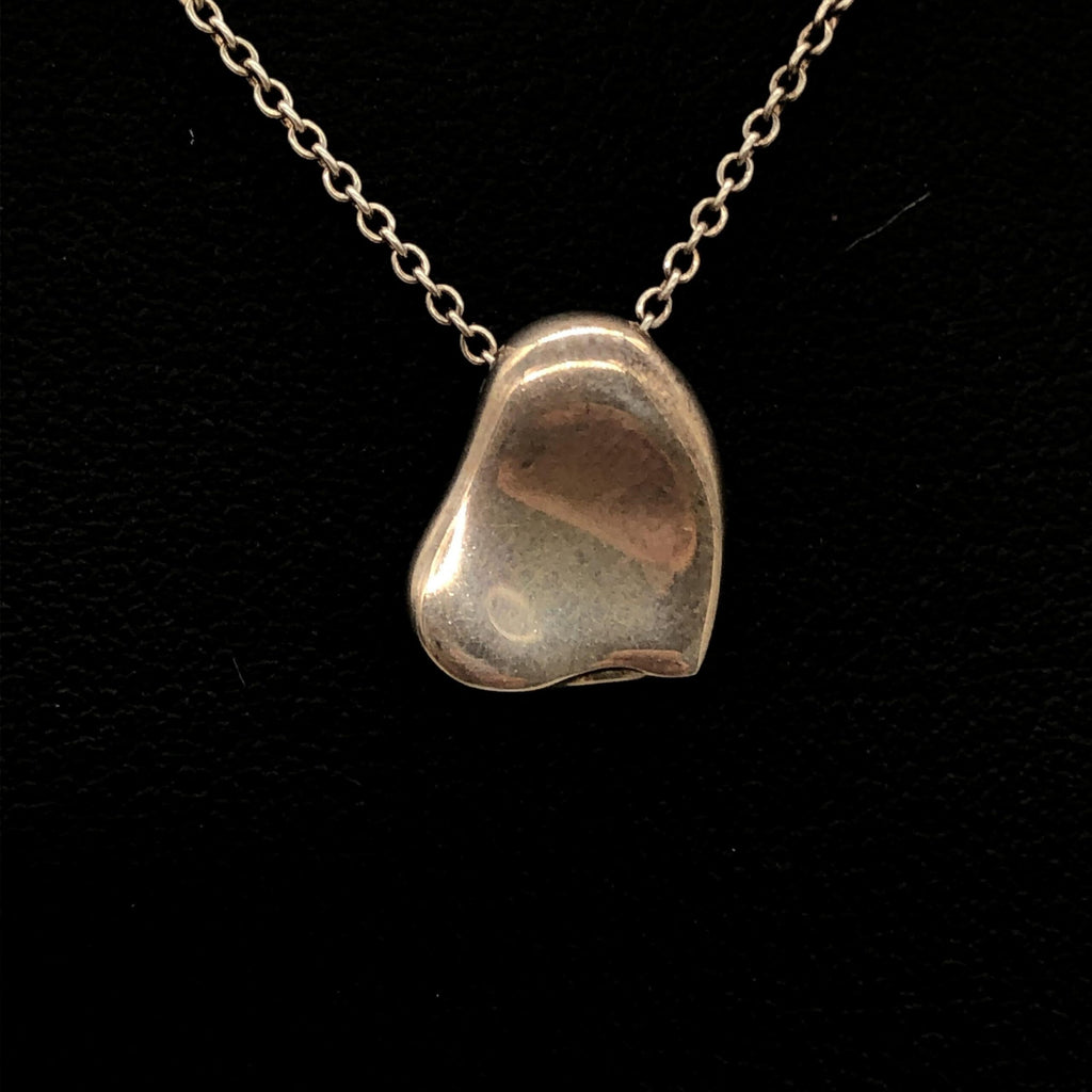 Tiffany Full Heart Necklace, Silver 925