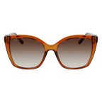 Brown Injected Sunglasses