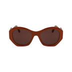 Brown Injected Sunglasses
