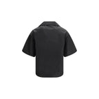 Black Recycled Polyamide Shortsleeve Shirt