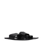 Black Leather Sandals