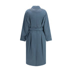 Blue Cotton Coat