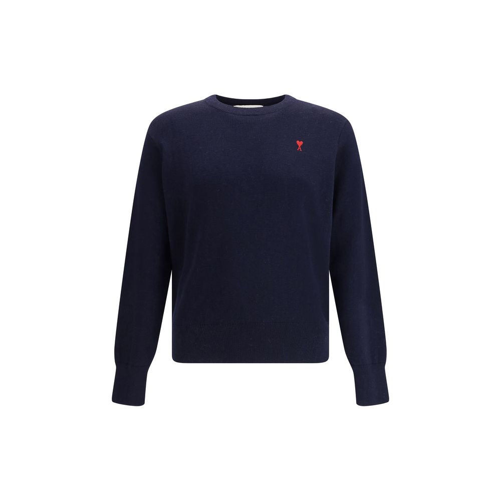 Blue Merino Wool Sweatshirt