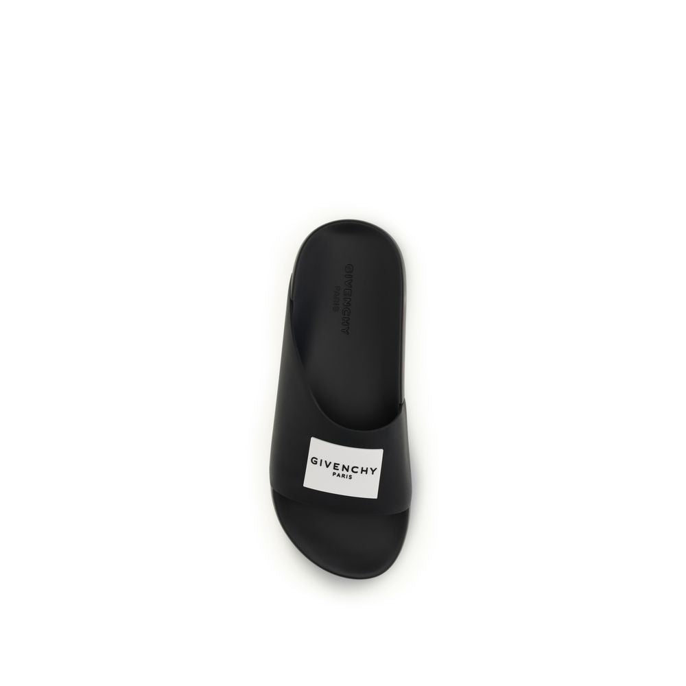 Black Rubber Sandals