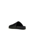 Black Calf Leather Bos Taurus Mules