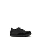 Black Calf Leather Bos Taurus Low Top Sneakers