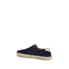 Blue Calf Leather Bos Taurus Espadrilles