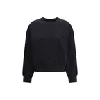 Black Cotton Sweatshirt