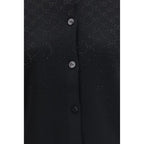 Black Wool Cardigan