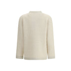 Beige Wool Cardigan