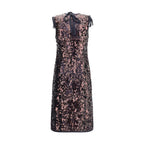 Multicolor Polyester Cocktail Dress