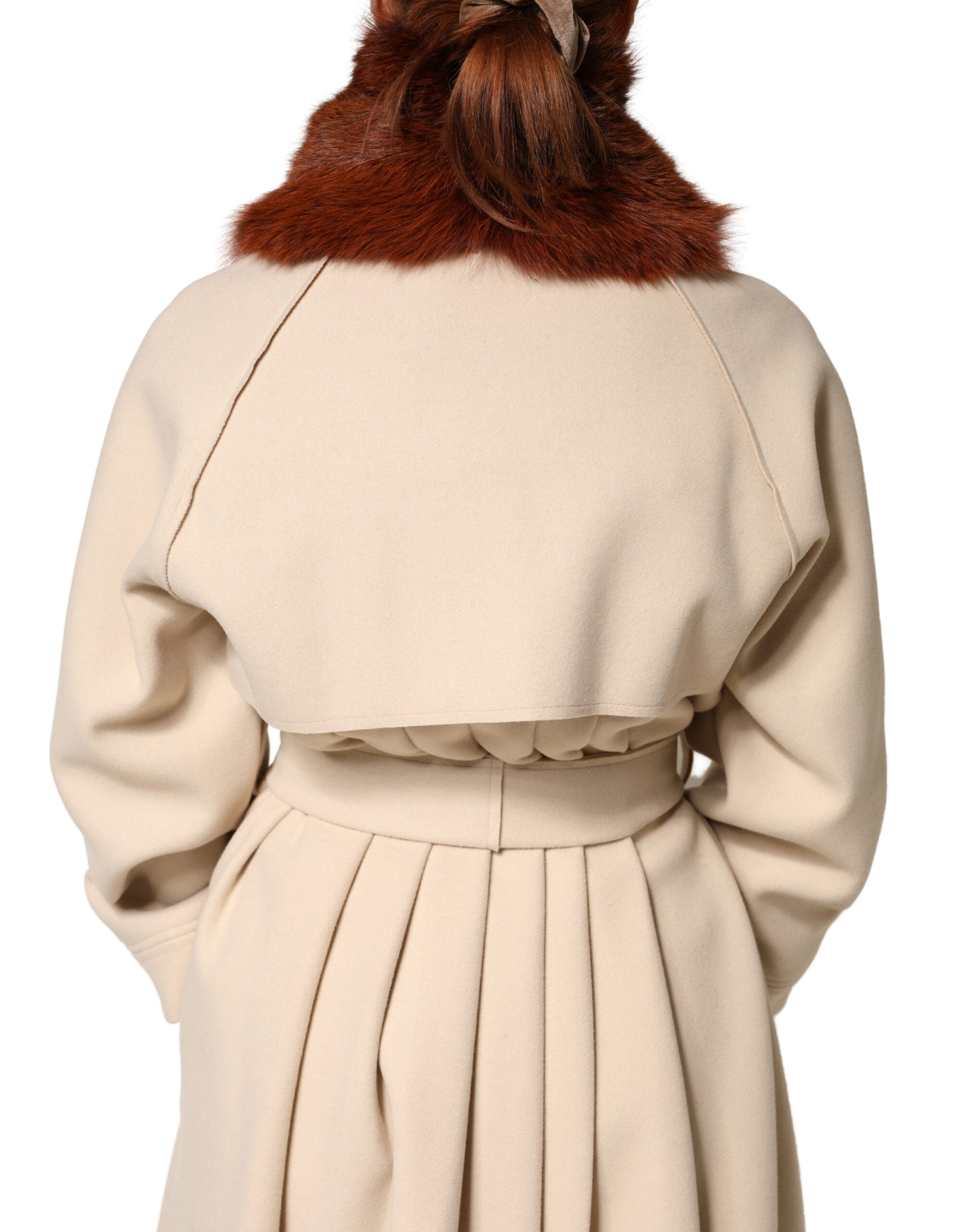 Brown Mink Fur Collar Women Neck Wrap 60cm x 14cm  Scarf