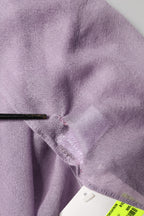 Purple Cashmere Silk Fringe Wrap 200cm x 95cm Scarf