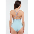 Blue Cotton Bodysuit