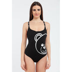Black Cotton Bodysuit
