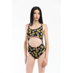 Black Cotton Bodysuit