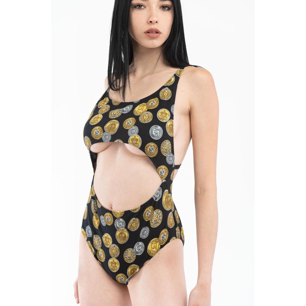 Black Cotton Bodysuit