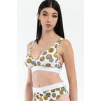 White Cotton Bra