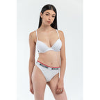 White Cotton Bra