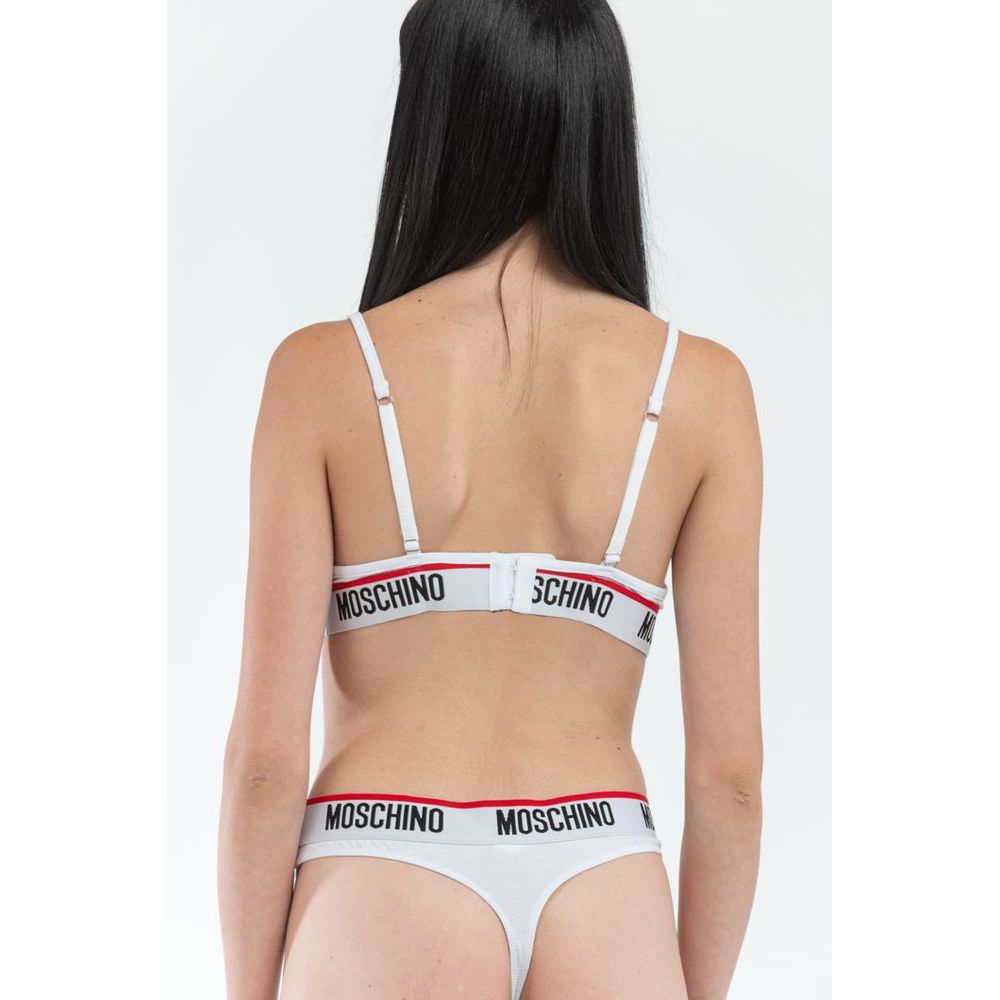 White Cotton Bra