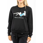 Black Cotton Sweatshirt