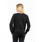 Black Cotton Sweatshirt