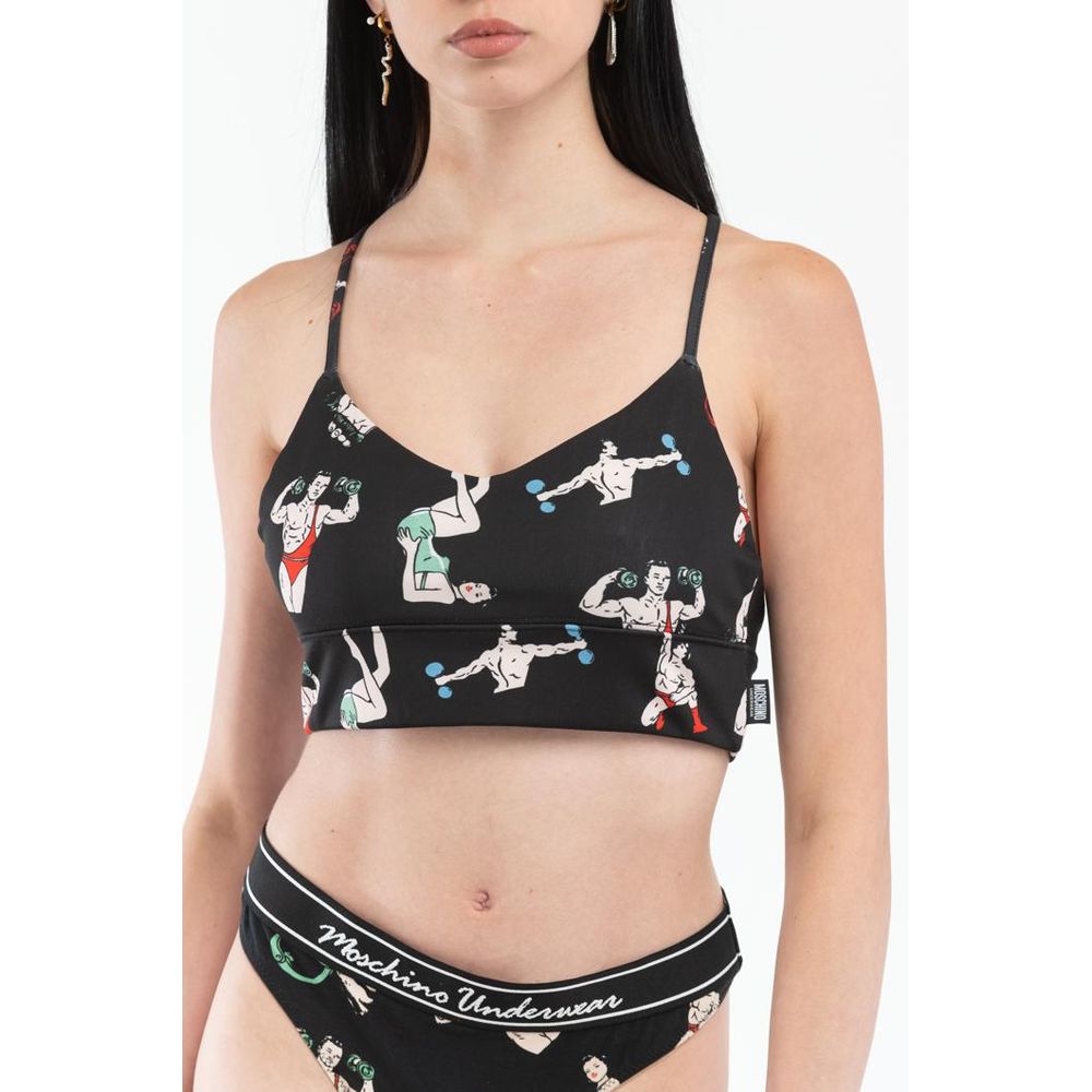 Black Polyester Tank Tops